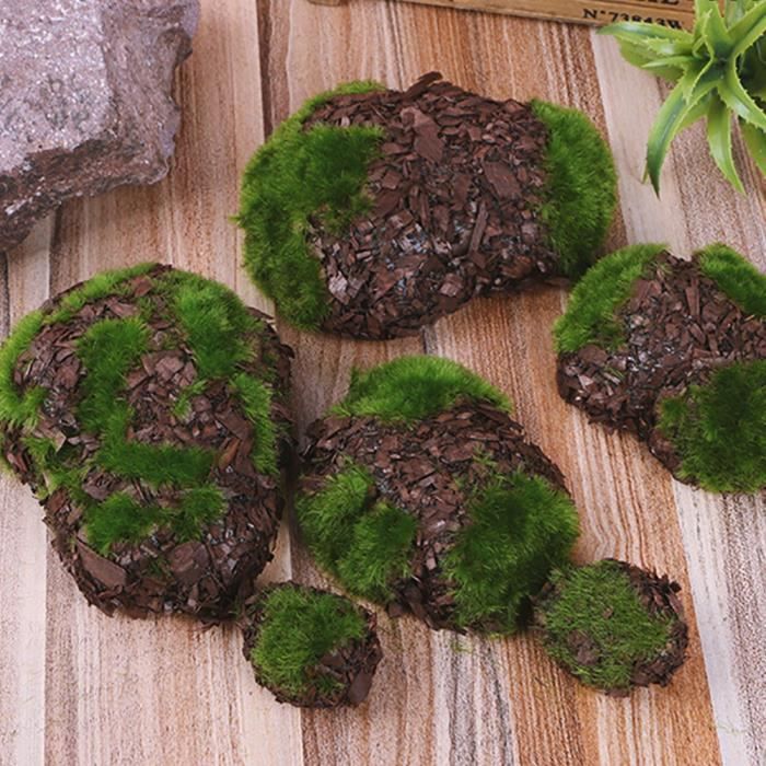 6 pièces faux rocher artificiel plante maison Simulation bricolage hôtel mariage Mini jardin décor boutique fenêtre bureau acces