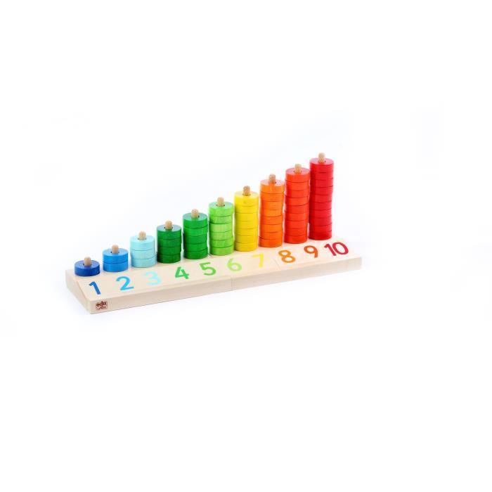 Alphabet Arabe en Bois Coloré - Jeu Éducatif Montessori (COULEUR ALÉATOIRE