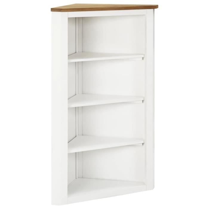 Armoire d'angle 59x36x100 cm Bois de chêne massif-YID