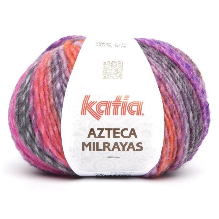 Laine AZTECA MILRAYAS Katia 706 violine