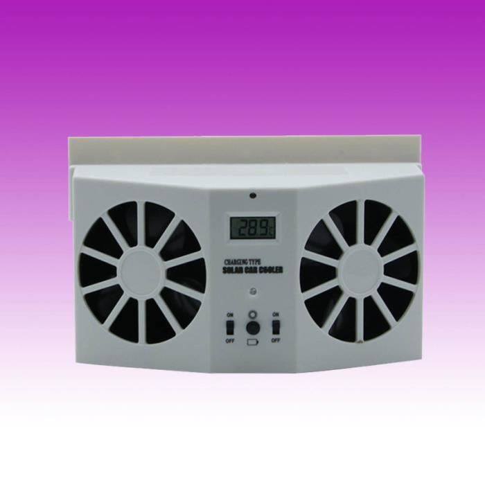 Ventilateur de ventilation de voiture à énergie solaire, chauffage d'appoint pour vehicule confort conducteur passager