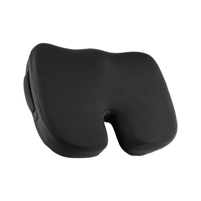 H.J WEDOO Coussin de Siège en Mousse à Mémoire, Coussin Siege Bureau Orthopédique pour Chaise Auto Voiture Fauteuil Roulant