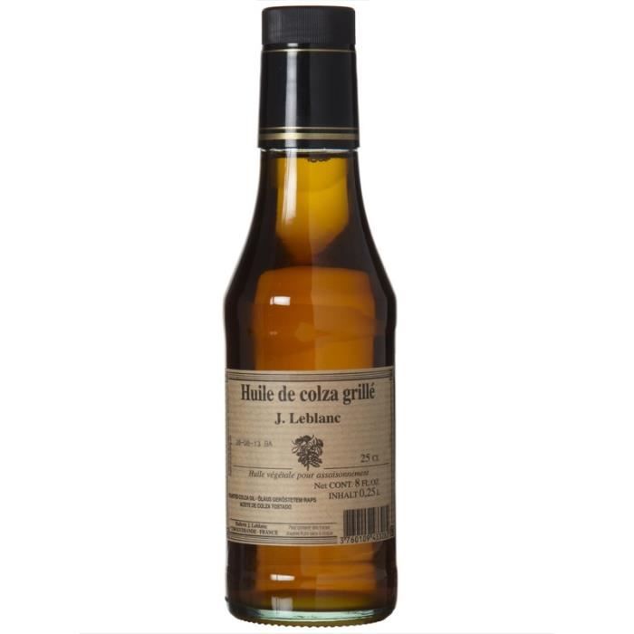 Huile de colza grillé J.Leblanc 25 cl