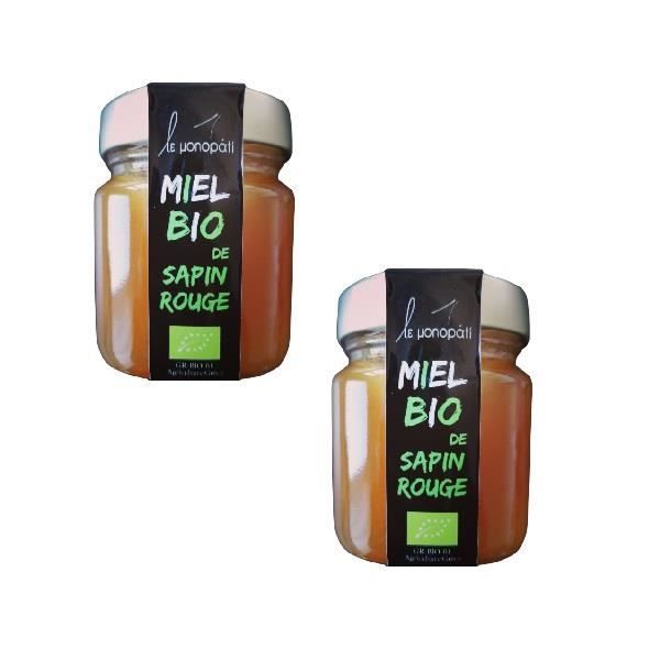 Miel Bio de Sapin Rouge Le Monopati 2 pièces