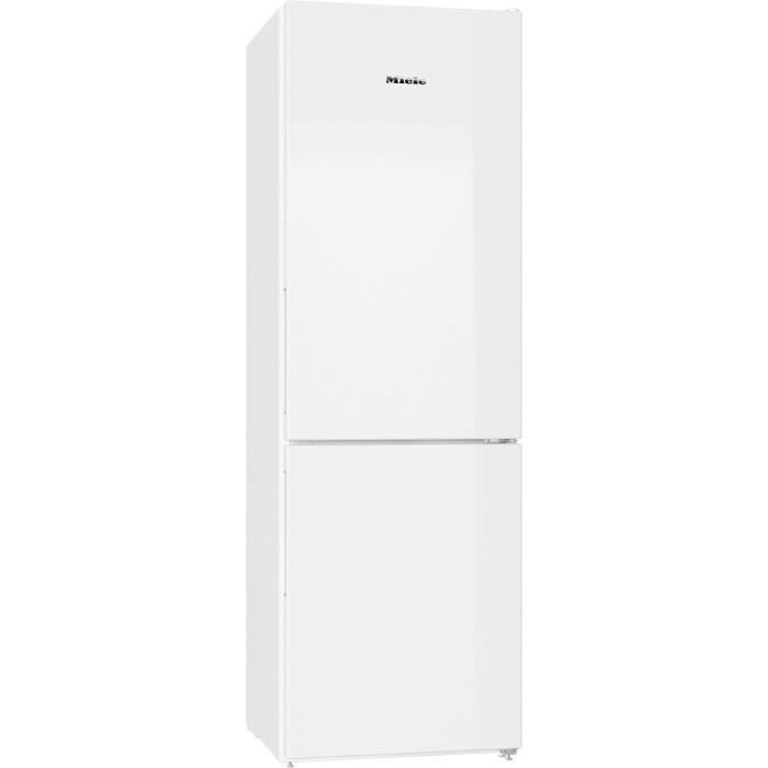 MIELE KFN 28133 DWS - Réfrigérateur congélateur bas-304L (209+95)-Froid Ventilé-A+++-L60cm x H186,1cm-Blanc