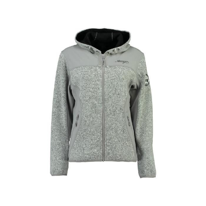Polaire Femme Geographical Norway Tilleul Gris Clair