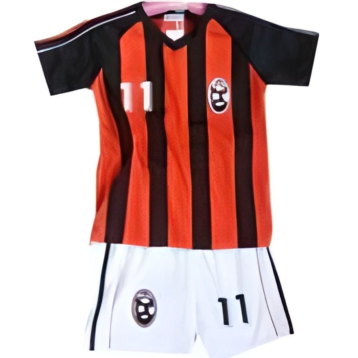 Ensemble enfant football Milan AC foot : Maillot + short