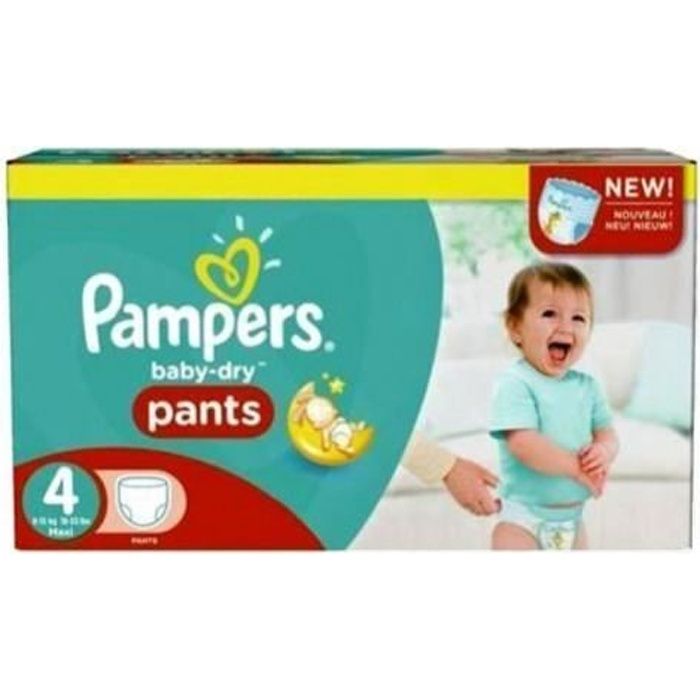 246 Couches Pampers Baby Dry Pants taille 4