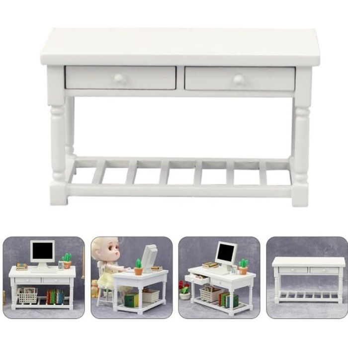 1pc belle exquise bureau de mini table en bois meubles en table console - console extensible meuble de sejour - entree