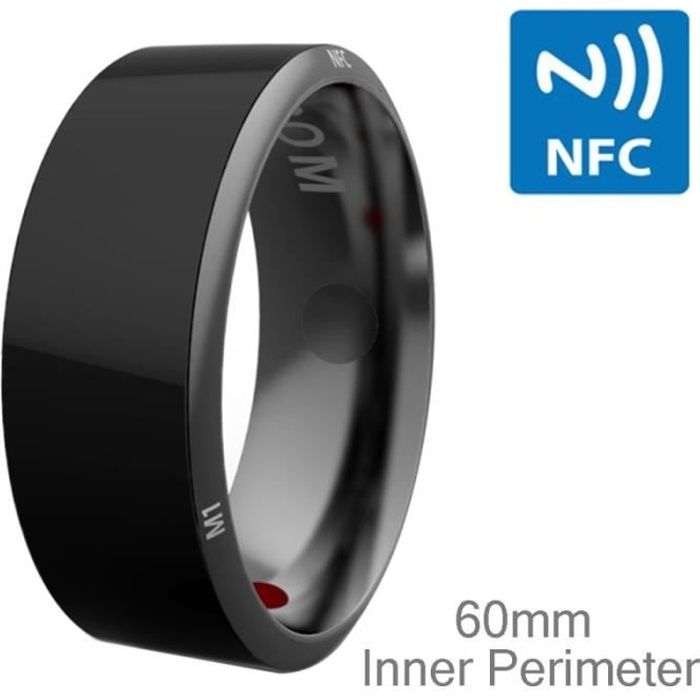 Bague connectée intelligente en verre métallique, imperméable à l'eau et à la poussière, traqueur de santé, partage sans f - 85339