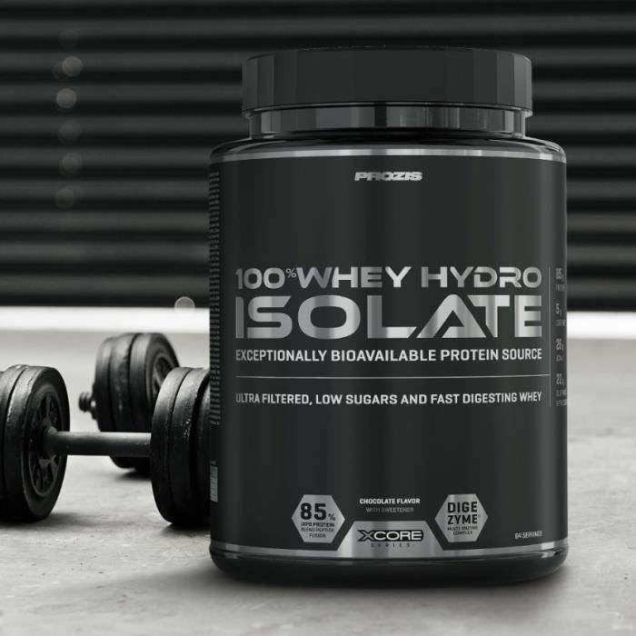 XCORE - 100% Whey Hydro Isolate SS 2000 g - Chocolat - Protéine musculation