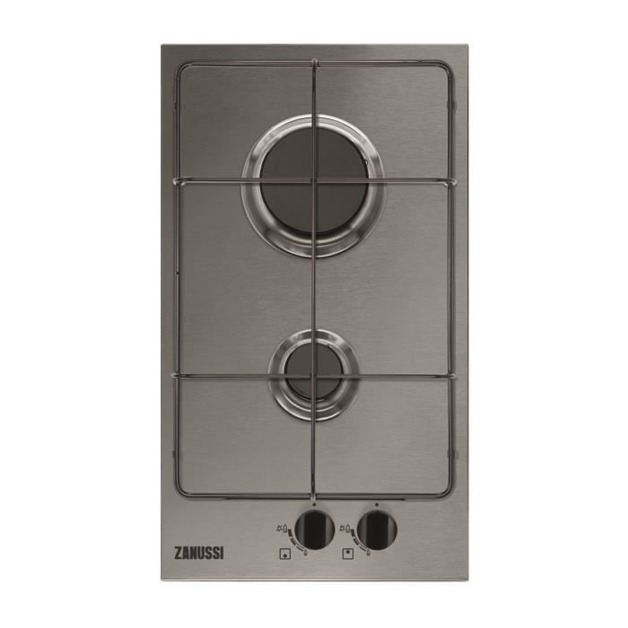 Zanussi ZGG35214XA, Intégré, Cuisinière à gaz, Acier inoxydable, Acier inoxydable, 1000 W, 5,4 cm