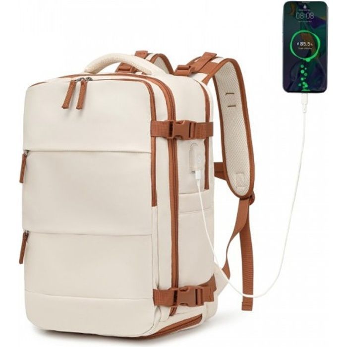 Kono Sac à Dos 42x30x20 cm Bagage Cabine pour Avion, Sac de