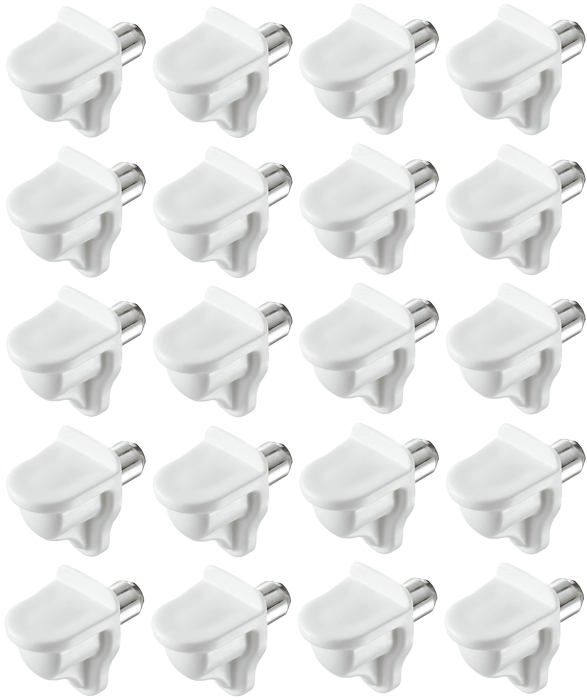 Lot De 250 Punaises Laiton à Tête Plastique Blanche - Diamètre 10 Mm, Hauteur 8 Mm - Pour Tableaux Liège, Affiches, Photos