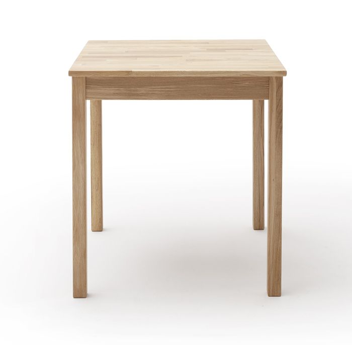 Table à manger 200 cm en bois de chêne et métal noir