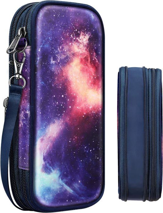 Trousse à Crayons Pour Classeurs à 3 Anneaux, 30 Pochettes En Vrac, 6