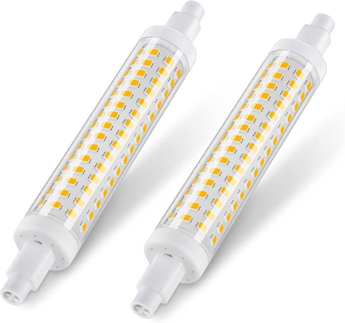 10 Pièces/lot Lampe LED R7S 15W 48-5730smd AC85-265V 118mm