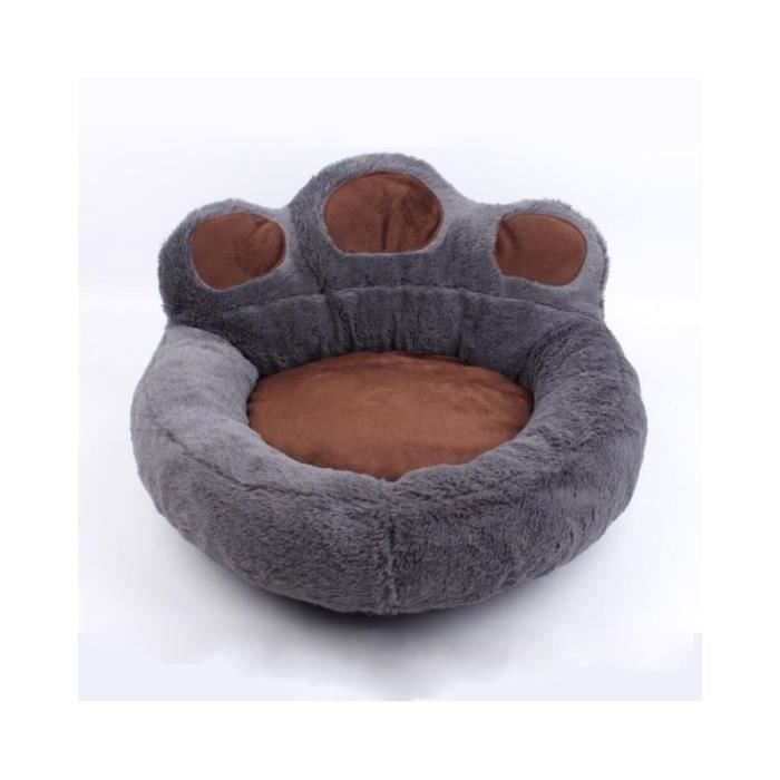 Comparer les prix de Lit Coussin Panier 40-45cm pour Chien Chat Salle de Maison Intrieur en Forme de Patte Dours Nid Danimal de Compagnie -Gri CORBEILLE