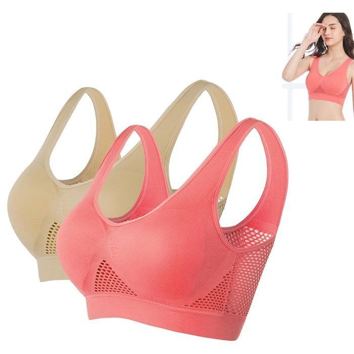Soutien-gorge Sport Grande Taille – Sans Armatures, Sans Coutures, Rembourrage Amovible