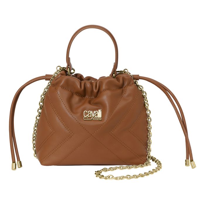 Sac seau pour femme avec bandoulière chaîne CCHB0203-brun Sac seau pour femme avec bandoulière chaîne CCHB0203-brun