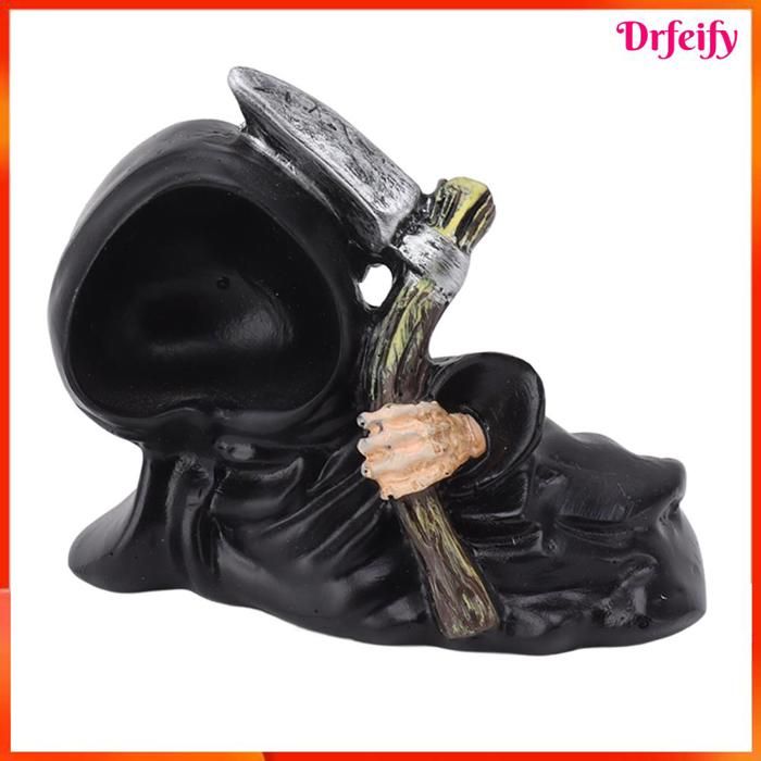 Sculpture de faucheuse - AKOZON - Grim Reaper - Résine - Gothique - Intérieur/extérieur