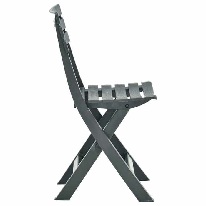 Magnifique Chaises de jardin pliables 2 pcs - Plastique Vert - design polyvalent - pour maison - Vert 6.2 kg 2026_305597
