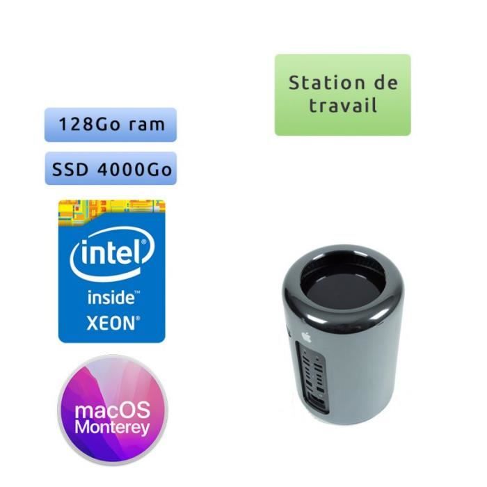 Acheter Apple Mac Pro Quad Core Xeon 3.7Ghz A1481 (EMC 2630) 128Go 4To SSD - MacPro61 - 2013 - Station de Travail 251 Aluminium Reconditionné - 1359,96 € Apple Mac Pro Quad Core Xeon 3.7Ghz A1481 (EMC 2630) 128Go 4To SSD - MacPro61 - 2013 - Station de Travail 251 Aluminium Reconditionné - Apple reconditionné disponible sur Cdiscount Seconde Vie