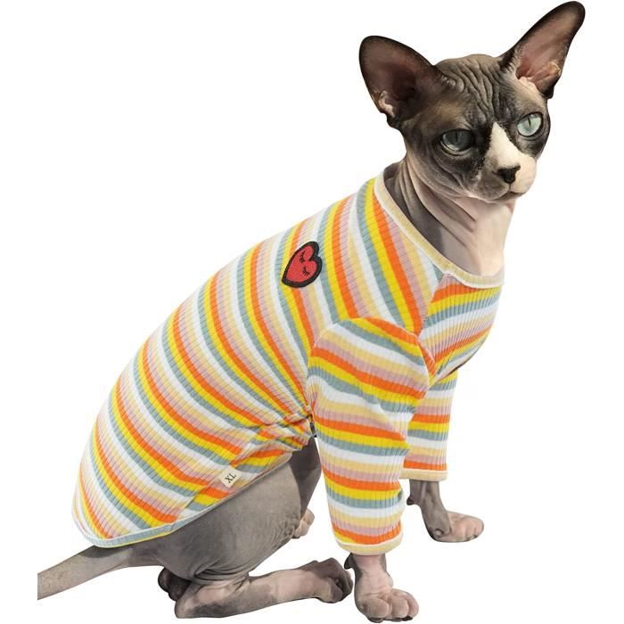 Textiles Pour Chats Pumyporeity V tements Chat Sphynx Pull Sweat