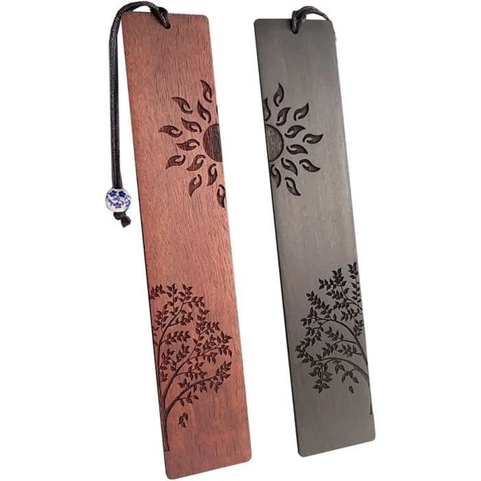 Marque-Page Chat En Métal - Lot De 2, Design Mignon | Signets Pendentifs Pour Livres, Étudiants, Cadeau
