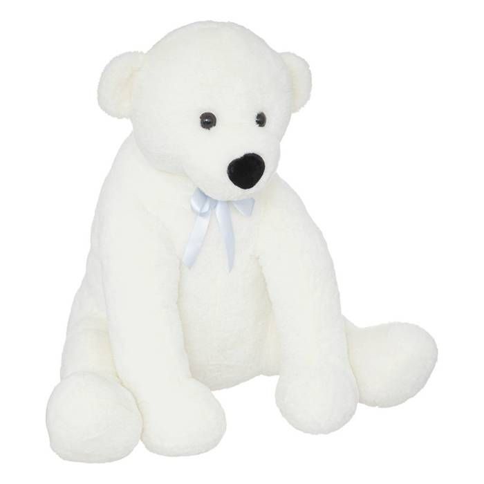 Peluche ours polaire assis 45cmh/50cml anima -3737 dans Ours en peluche sur  Collection ours bear teddy