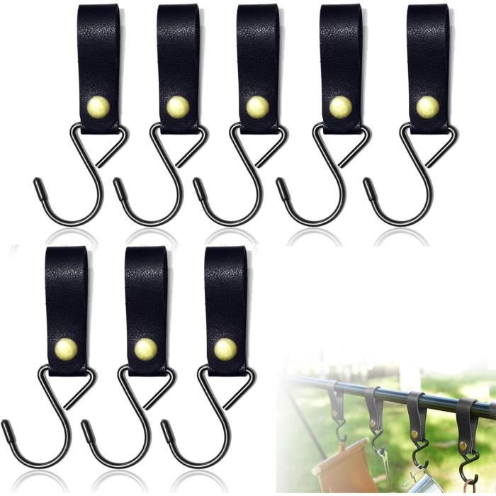 Lot De 2 Chaînes De Suspension 50 Cm Avec Crochets S – Parfait Pour Plantes, Lanternes Et Déco Intérieure, Noir Mat