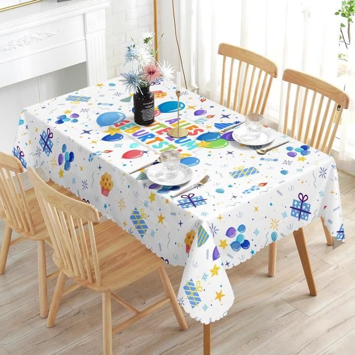Nappe Ronde 120 Cm Style Bohème Mandala - Polyester, Anti-taches, Déco Fête Cuisine Mariage - 2
