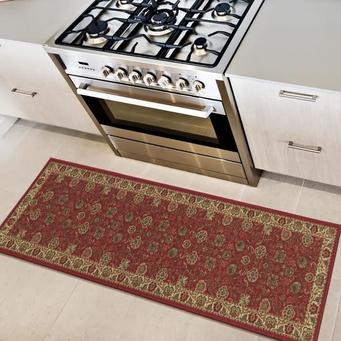 Tapis De Couloir Collection Ottohome Dos En Caoutchouc Style Perse
