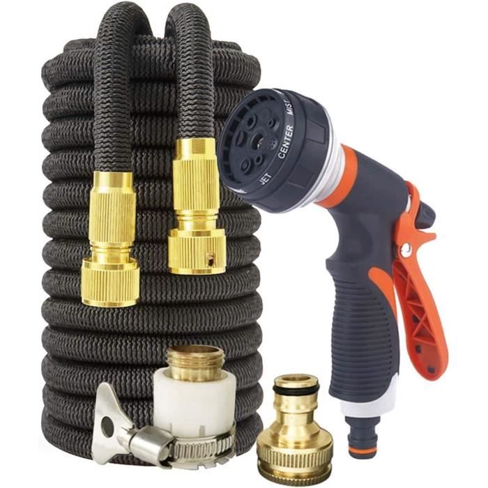 Kit De Réparation Pour Tuyau D'arrosage Extensible - 4 Raccords étanches - Haute Pression 150 PSI - Réparation Facile Sans Outil - 13