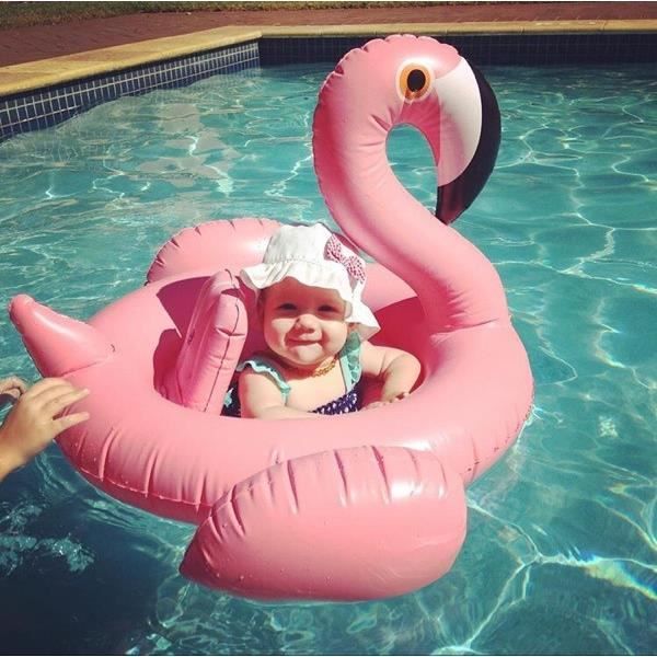 Flamant Rose Bouee Gonflable Pour Bebe En Piscine Cdiscount Jeux Jouets