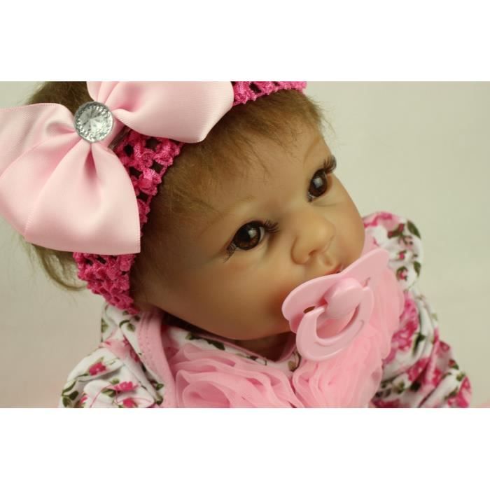 22 Pouce 55 Cm Bebe Reborn Silicone Poupees Realiste Poupee Reborn Bebes Jouets Pour Fille Princesse Cadeau Brinquedos Enfants De J Achat Vente Poupee Cdiscount