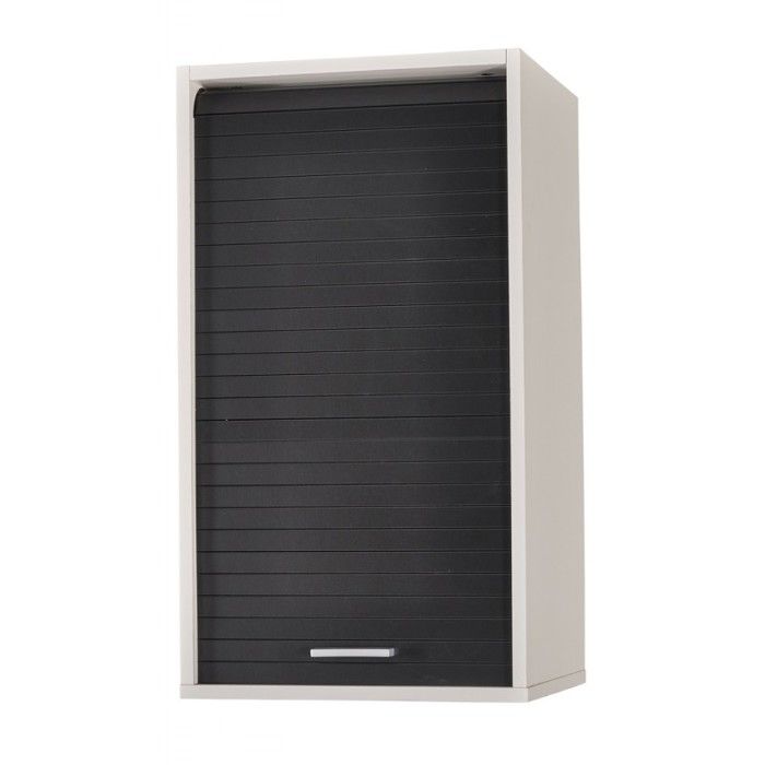 Meuble Cuisine Blanc Rideau Chêne Noir ou Alu 2 Etagères Larg 40 H 72 P 35 cm - Noir - L 40 x l 35 x H 72 cm Meuble Cuisine Blanc Rideau Chêne Noir ou Alu 2 Etagères Larg 40 H 72 P 35 cm - Noir - L 40 x l 35 x H 72 cm