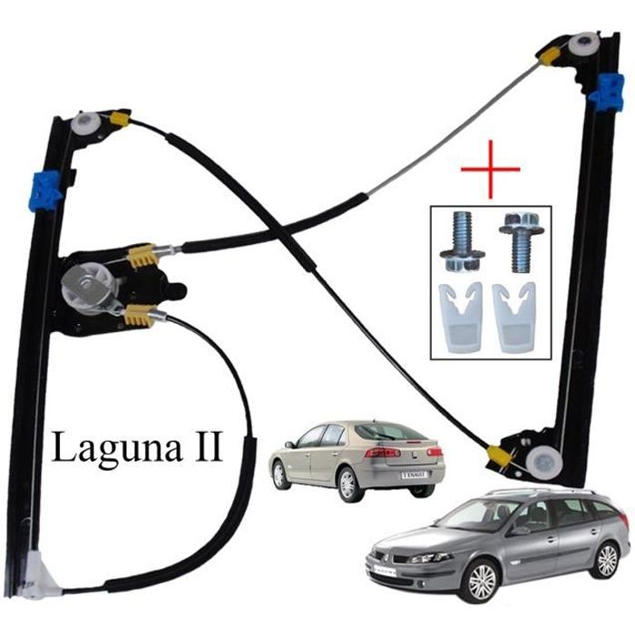 LEVE VITRE ELECTRIQUE AVANT GAUCHE prévu pour RENAULT LAGUNA 2 MECANISME CONFORT OU SIMPLE