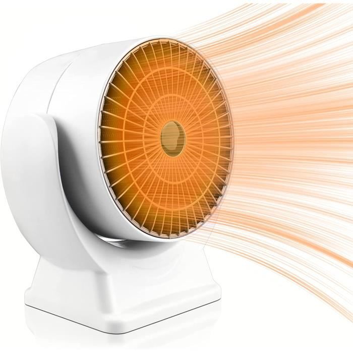 Chauffage Soufflant DAHTEC 3000W - Rapide Et économe - Pour Maison, Atelier, Chantier - Thermostat Réglable