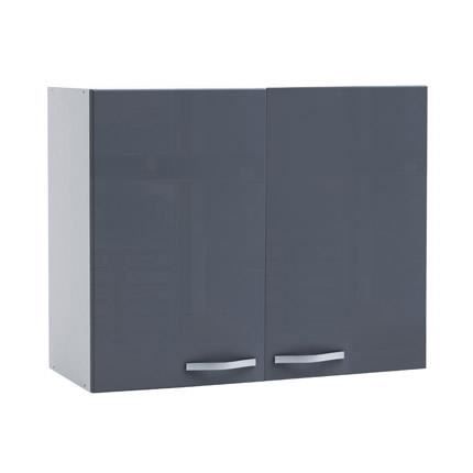 Meuble haut de cuisine 2 portes 100cm - coloris... - Cdiscount Maison