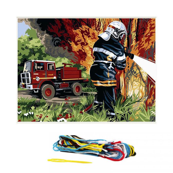 Comparer les prix de Canevas Pompier - 026