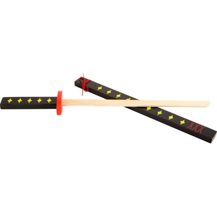 Sabre japonais en bois Katana - Cdiscount Jeux - Jouets