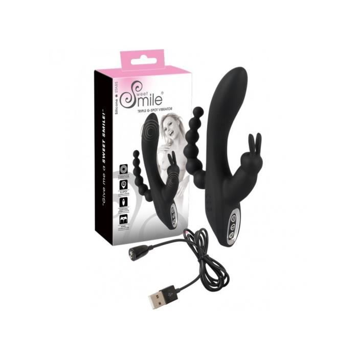 Vibromasseur - You 2 Toys - Rabbit Triple Stimulation - Flexible - 3  Niveaux de Vibration - Impermable - Cdiscount Boutique Erotique