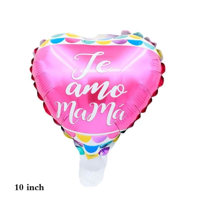Ballon Aluminium Qualatex - Bonne Fête Des Mères - Personnage Happy
