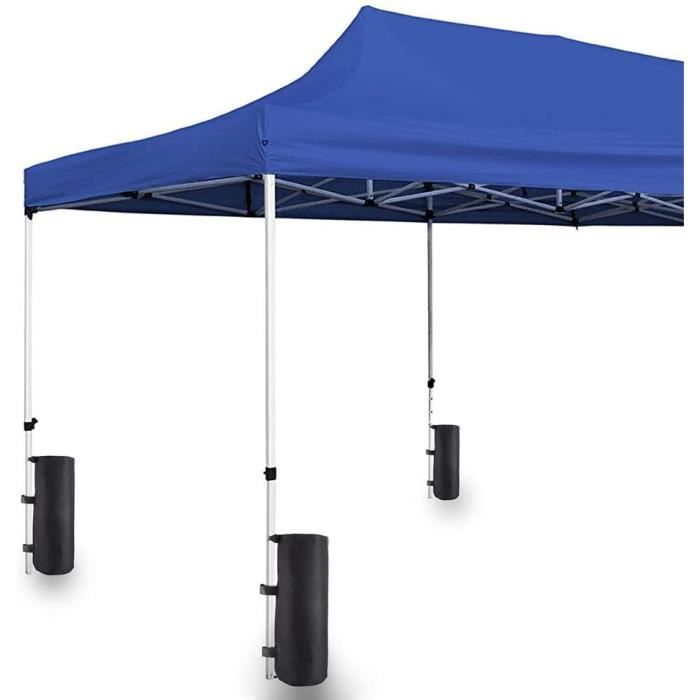 Lot 4 Sacs De Lestage Tonnelle 40x45 Cm – Double Poche 15,8 Kg, Oxford 800D Anti-UV Vent Pluie Neige