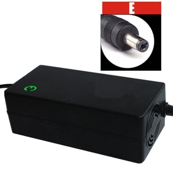 CWW Chargeurs De Batterie De Trottinette 48V 3A//5A//8A//10A Chargeur Velo Electrique avec 5 Espèce Prise pour Vélo Électrique Scooter Lithium Chargeur Trottinette