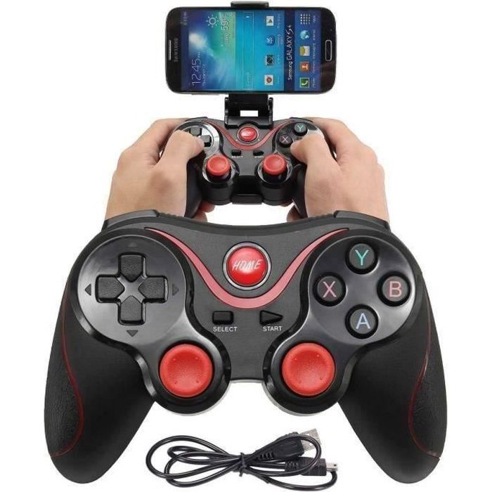 C6 Contrôleur Manette de Jeu Bluetooth Sans fil Gamepad pour tablette Android IOS iPhone TV Box