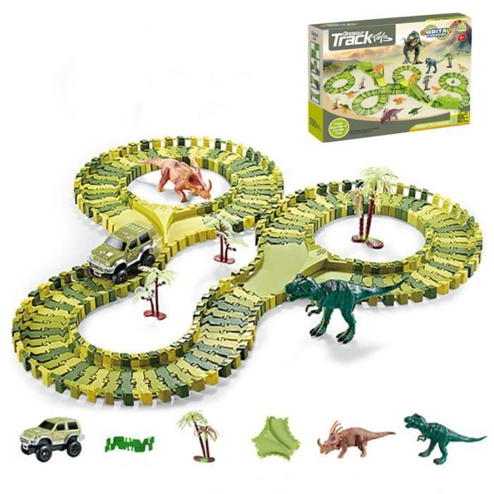 jerryvon Circuit Voiture Dinosaure Jouet Enfant 3 4 5 Ans, 185 Jeux avec 14  Dinausore Jouet Electrique Cadeau pour 2 3 4 5 6 Ans Garçon : :  Jeux et Jouets