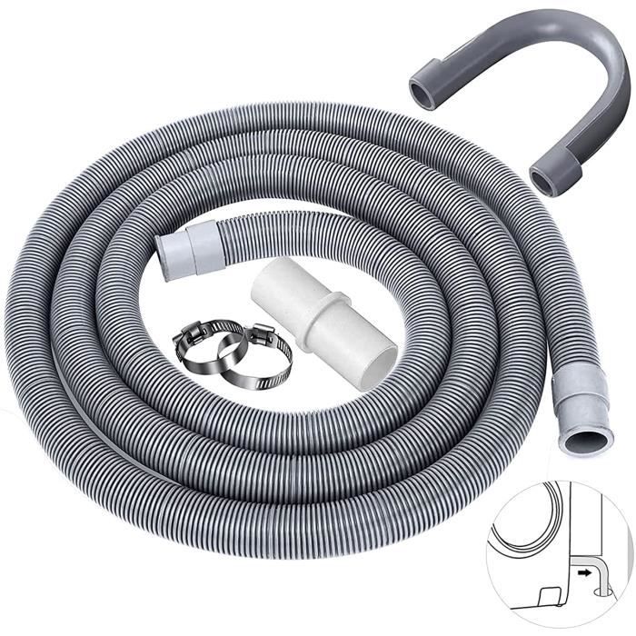 Rallonge Tuyau Evacuation Lave Linge,Tuyau Evacuation Lave Vaisselle,Rallonge Tuyau Lave