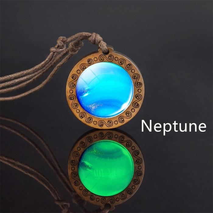 Femmes Nébuleuse Soleil Céleste Croissant Galaxie Pendentif Chaîne Collier Bijou Femmes Nébuleuse Soleil Céleste Croissant Galaxie Pendentif Chaîne Collier Bijou